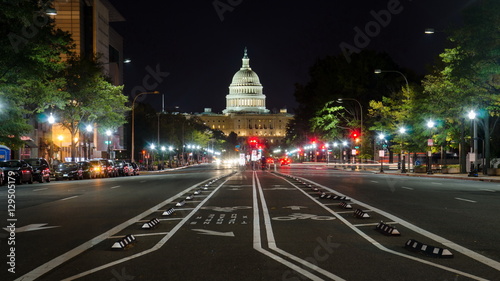 WASHINGTON DC, USA -  US Capitol street view