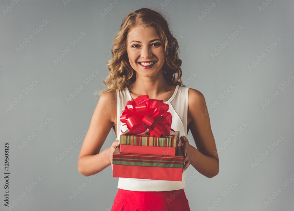 Beautiful young woman