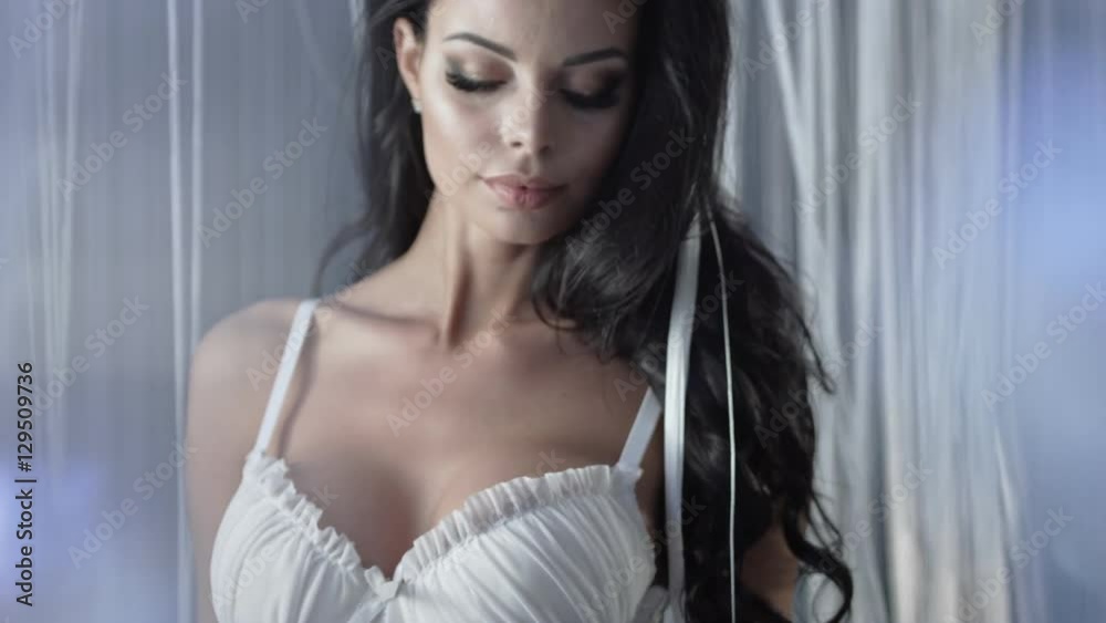 Sensual, young brunette woman Sensual, young brunette woman