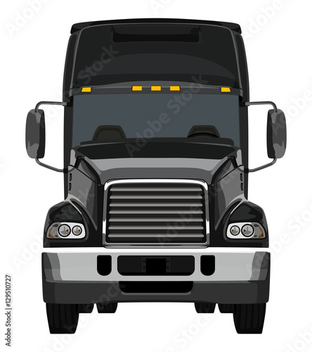 Front black truck