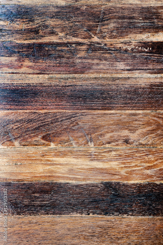 Naklejka premium Wooden floor background texture