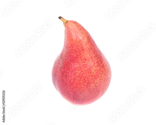 Fotografija Organic bartlett pear isolated on white background