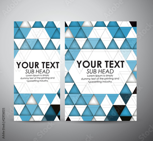 Brochure business design Abstract geometric strip pattern background. 