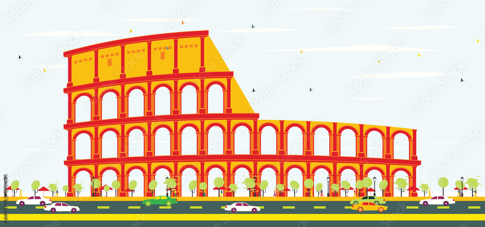 Colosseum in Rome.