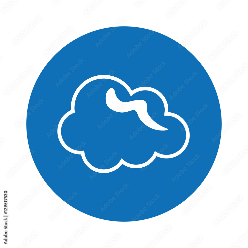 Cloud weather symbol icon vector illustration graphic design Cloud weather symbol icon vector illustration graphic design
