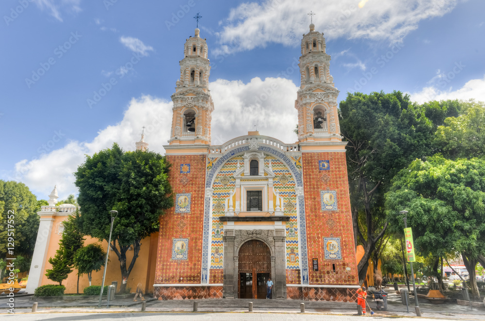Obraz premium The Sanctuary of Our Lady of Guadalupe - Puebla, Mexico