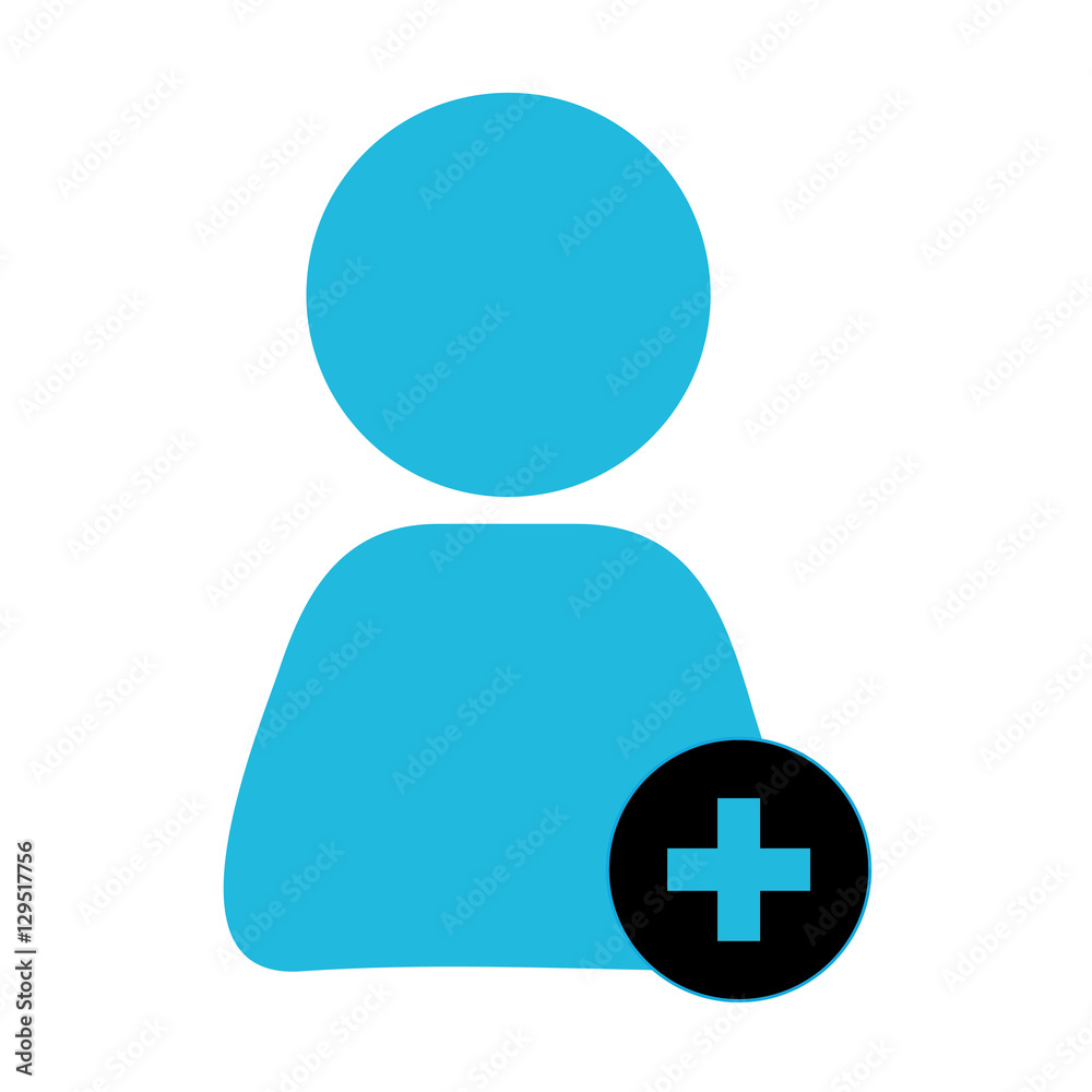 Add people symbol icon vector illustration graphic design Add people symbol icon vector illustration graphic design