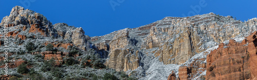 Snow Blankets the Mountains of Sedona Arizona