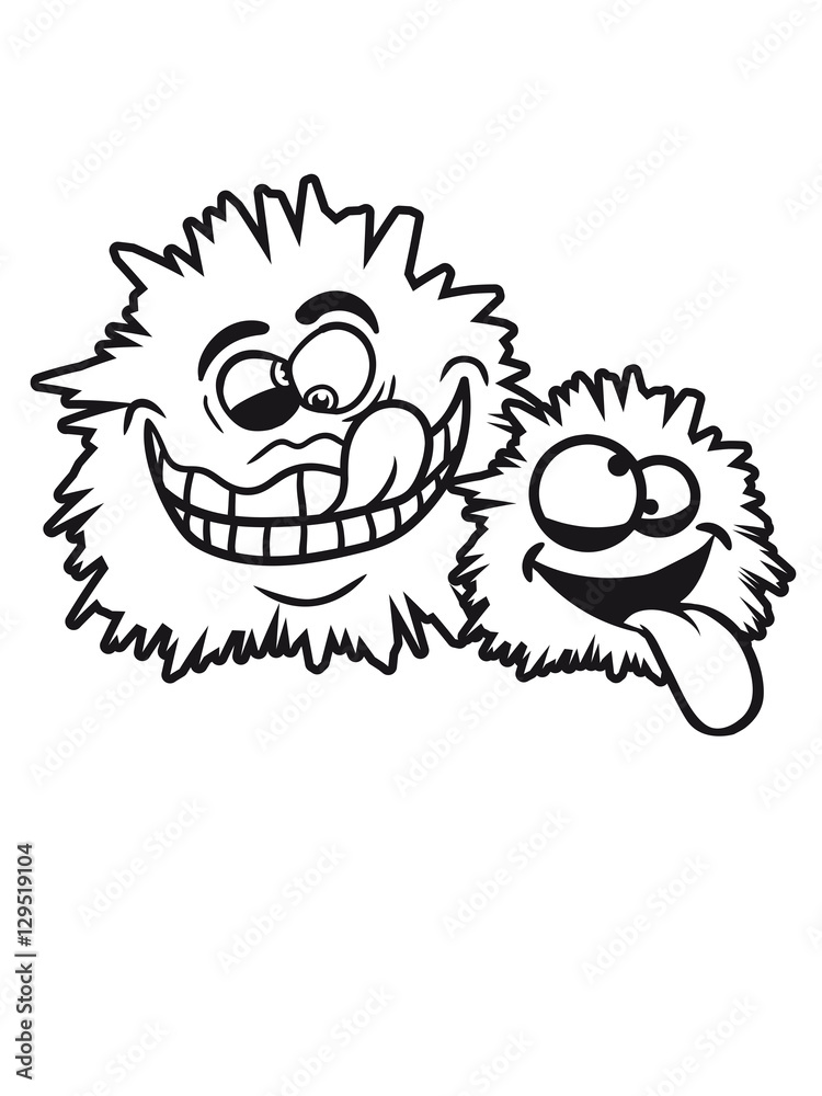 Friends team papa mama child family squint hairy monster cuddly crazy funny comic cartoon zoty crazy cool face Friends team papa mama child family squint hairy monster cuddly crazy funny comic cartoon zoty crazy cool face