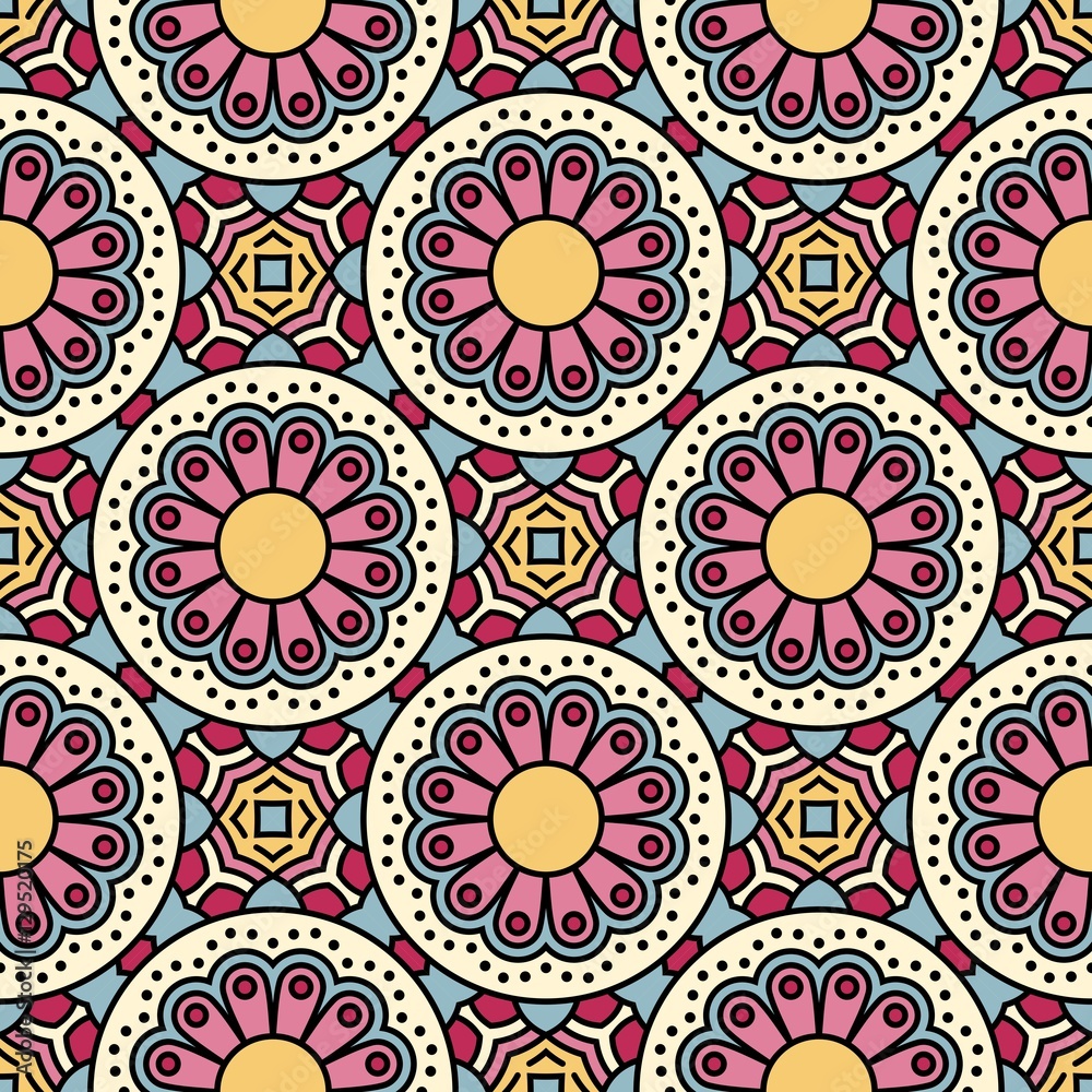 Seamless oriental pattern. Seamless oriental pattern.
