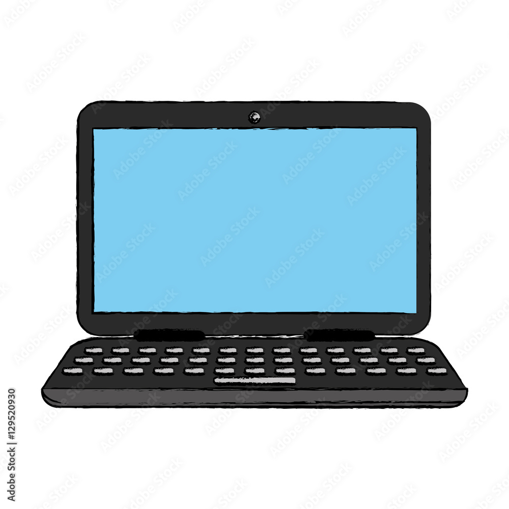 Laptop pc technology icon vector illustration graphic design Laptop pc technology icon vector illustration graphic design