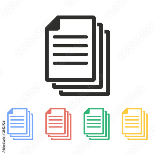 Document - vector icon.