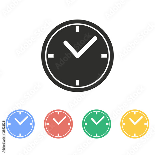 Clock - vector icon.