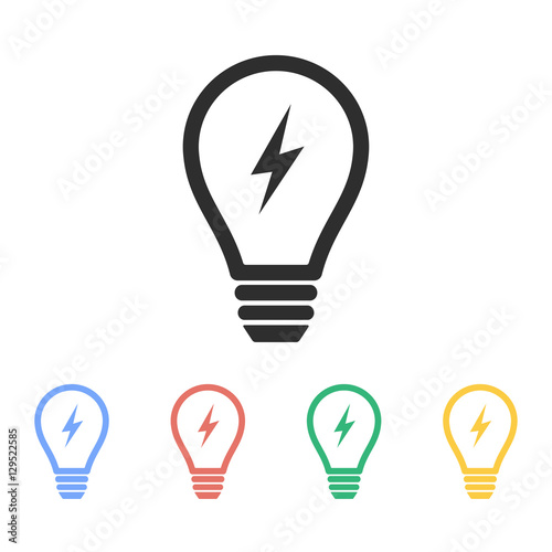 Lamp - vector icon.