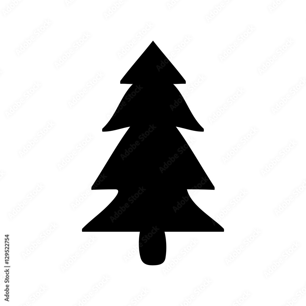 xmas pine tree icon vector illustration graphic design xmas pine tree icon vector illustration graphic design