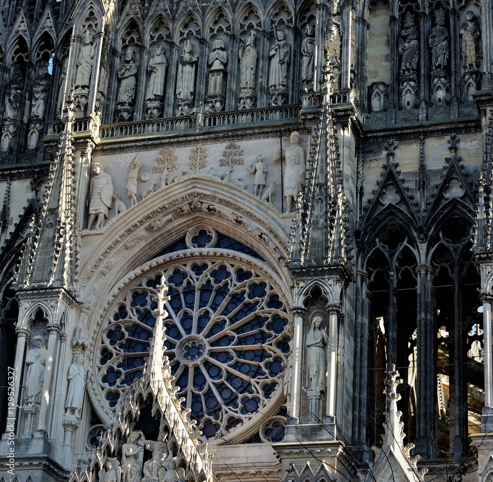 Naklejka premium Reims...cathédrale
