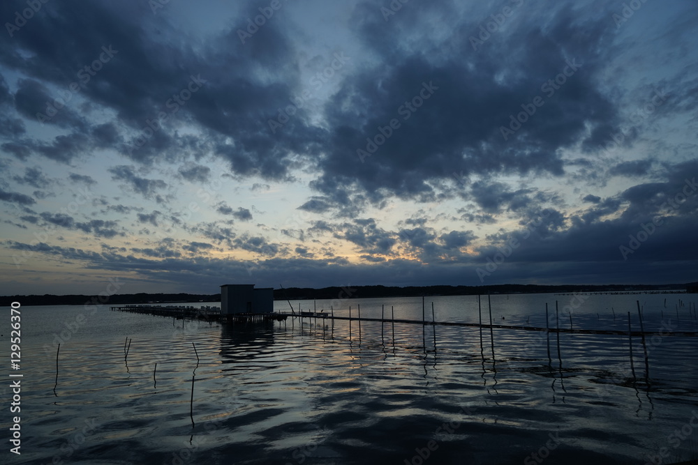 Fototapeta premium 北浦の夕景