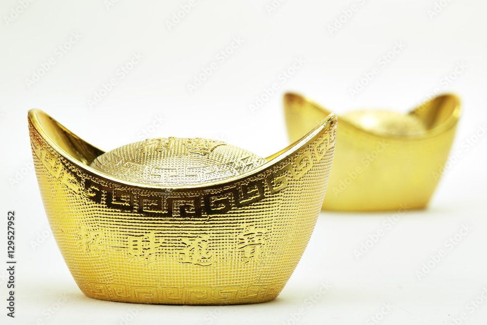 Obraz premium gold ingots