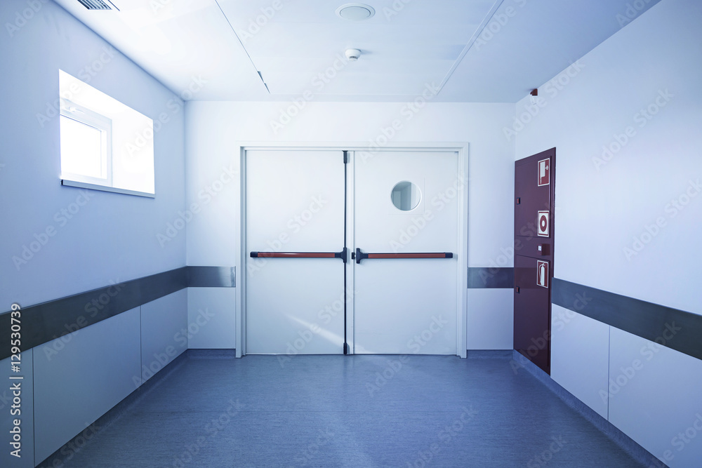 Hall of deep hospital