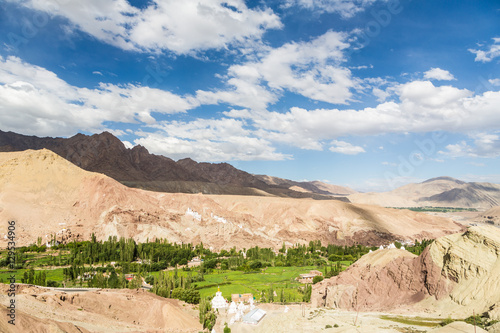 Superb Indus valley in Ladakh, India photo