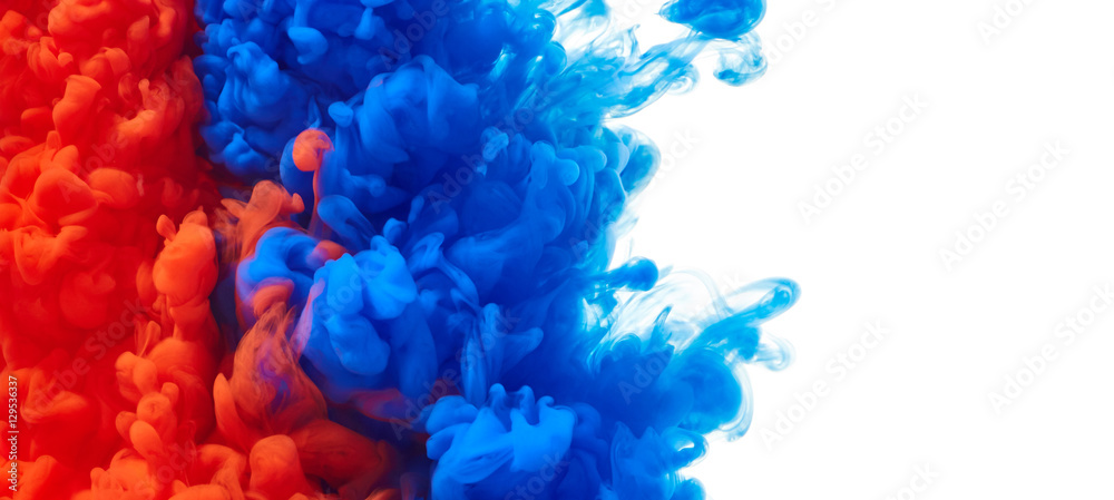 Fototapeta premium Color ink in water