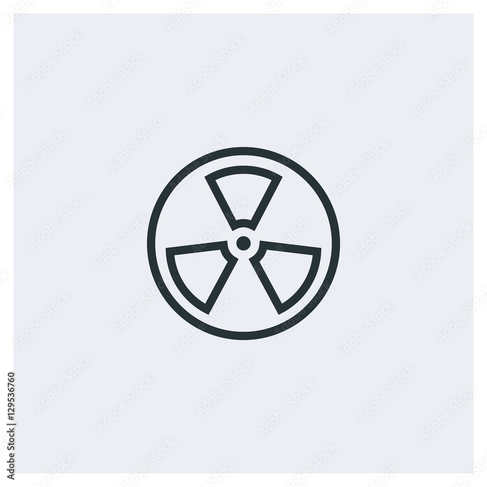 Radiation icon Radiation icon