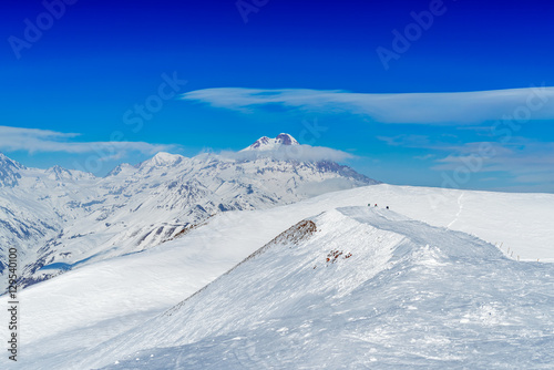 Winter in Greater Caucasus Mountains. Georgia (country). © phototravelua