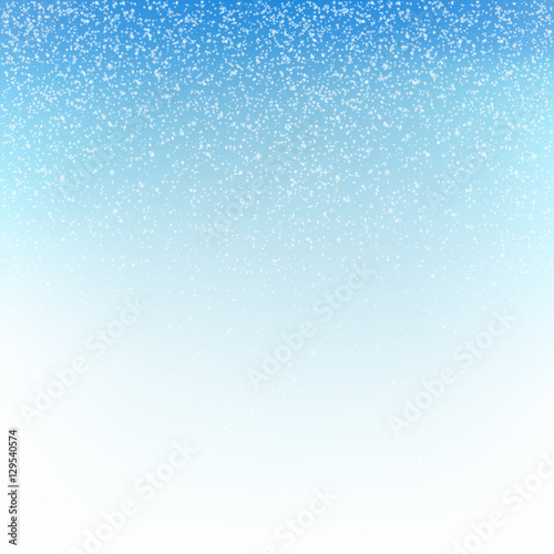 Christmas snowfall background. Vector illustration.
