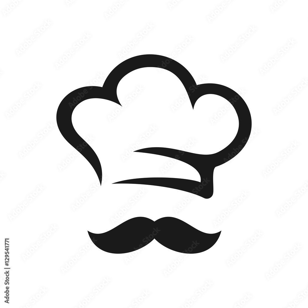 chef head logo for restaurant. Stock Vector Adobe Stock