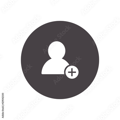 add user icon vector