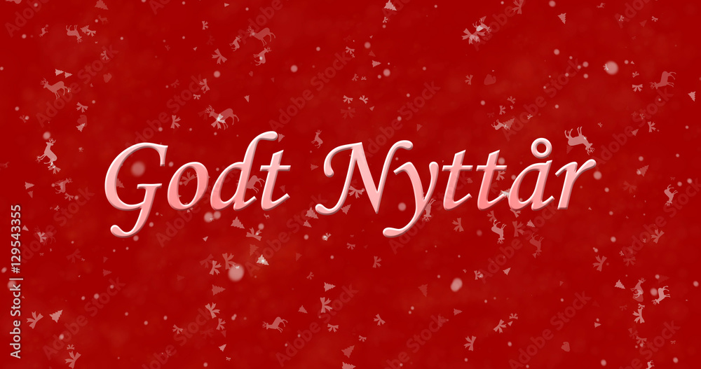 Happy New Year text in Norwegian Happy New Year text in Norwegian