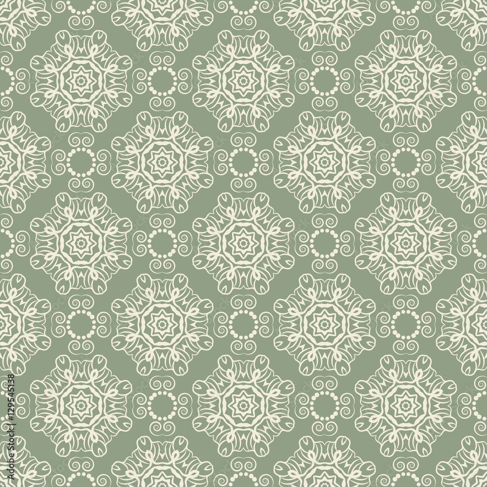 Arabic, islamic, indian seamless pattern