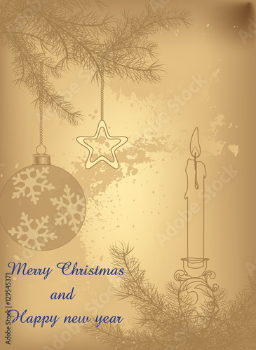 Old Christmas postcard