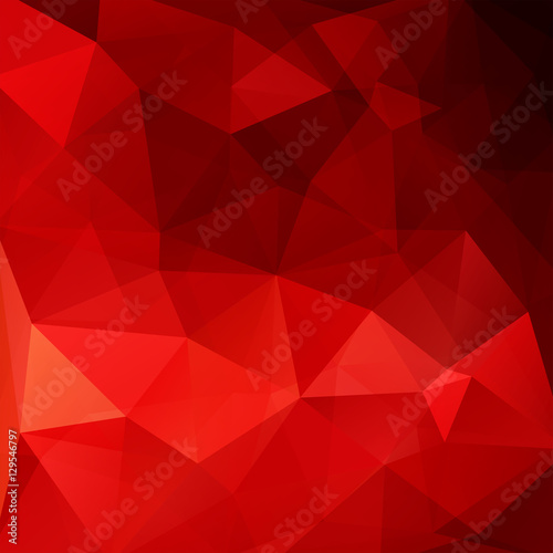 Background of geometric shapes. Red mosaic pattern. Vector EPS 10. Vector illustration