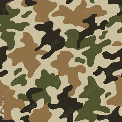 Modern fashion vector trendy camo pattern