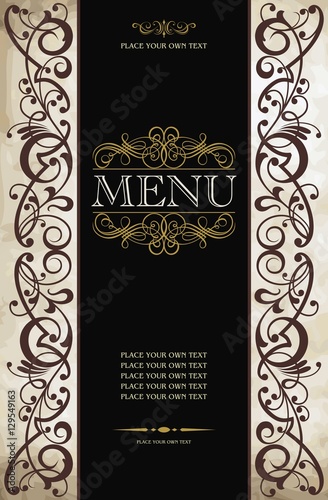 Menu cover