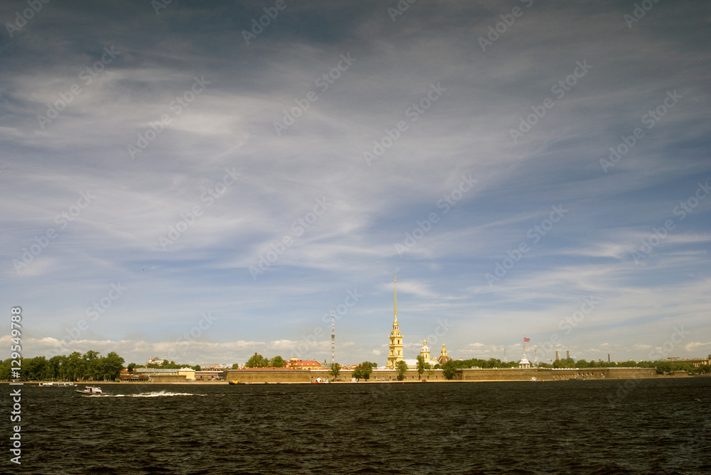 View of Saint-Petersburg city, Russia.