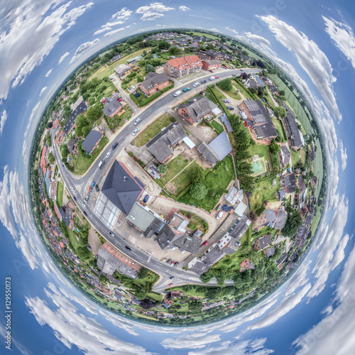 Billede på lærred Little Planet of Elmenhorst in Schleswig Holstein