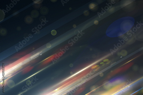 Stylish colorful background with particles and glow