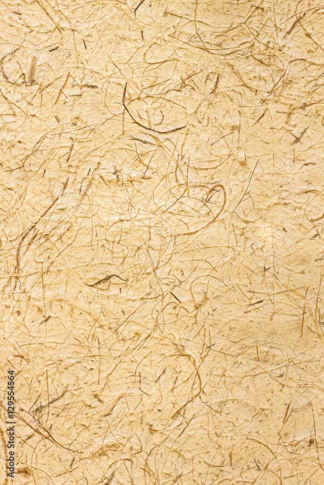 Mulberry paper background or handmade paper texture
