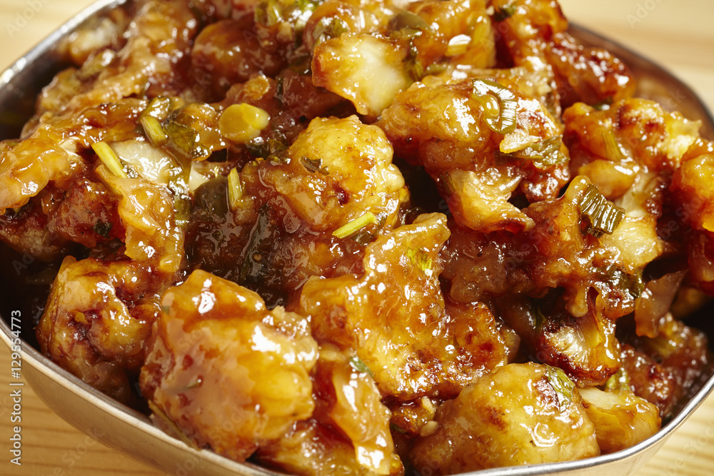 Gobi Manchurian, Indian/Chinese style (sometimes called 
