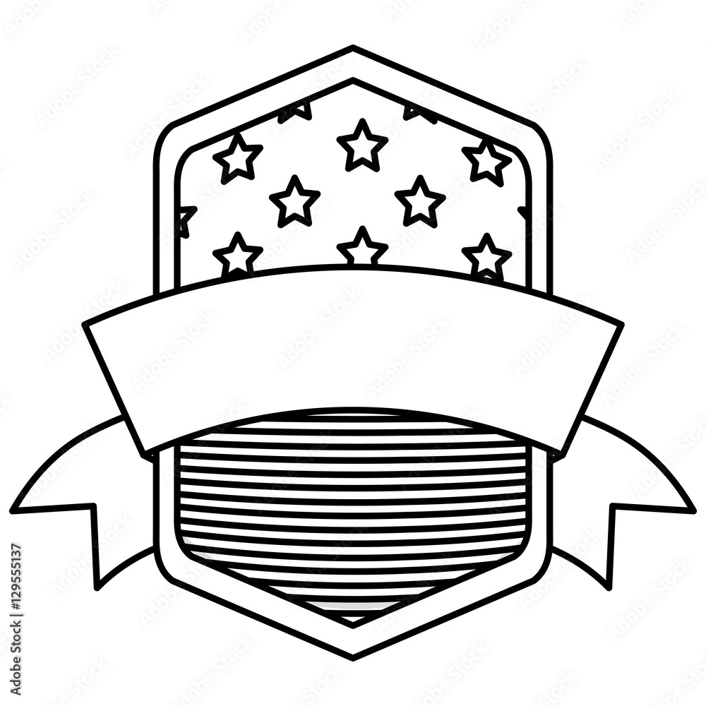 Usa flag inside frame icon. United nation us country and american states theme. Isolated design. Vector illustration Usa flag inside frame icon. United nation us country and american states theme. Isolated design. Vector illustration
