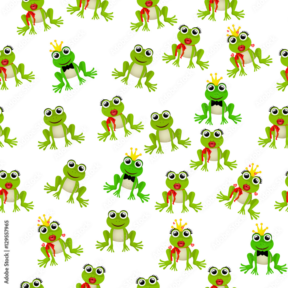 Fototapeta premium frog prince or princess