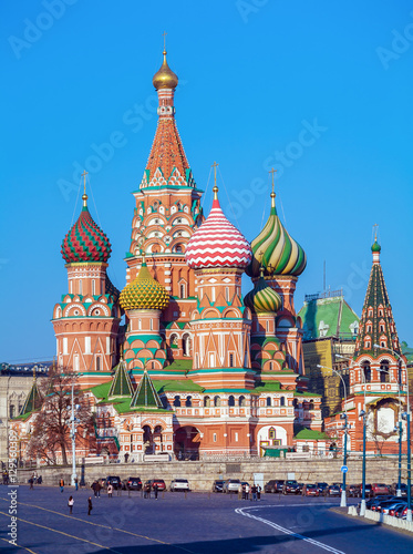 Saint Basil s Cathedral in the Red Square  Moscow  Russia
