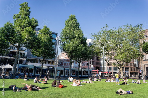 Amsterdam, Rembrandtplein photo