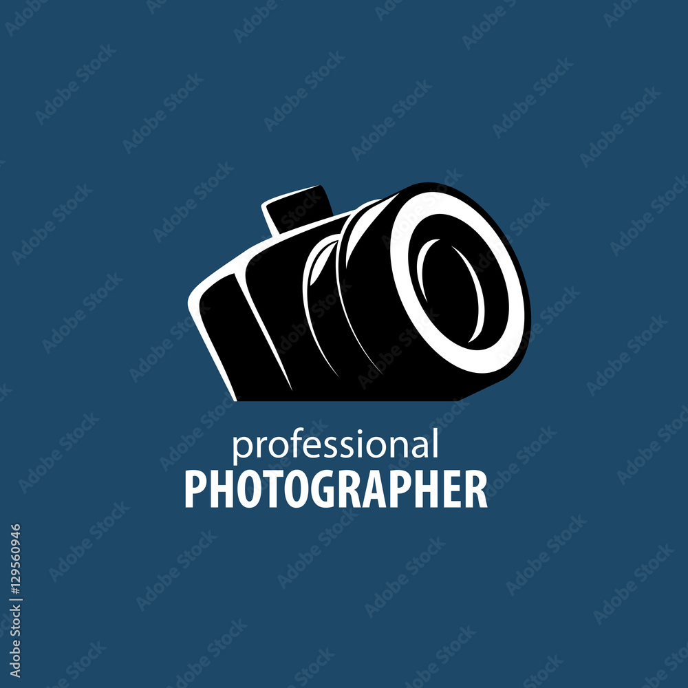 Obraz premium logo camera the photographer
