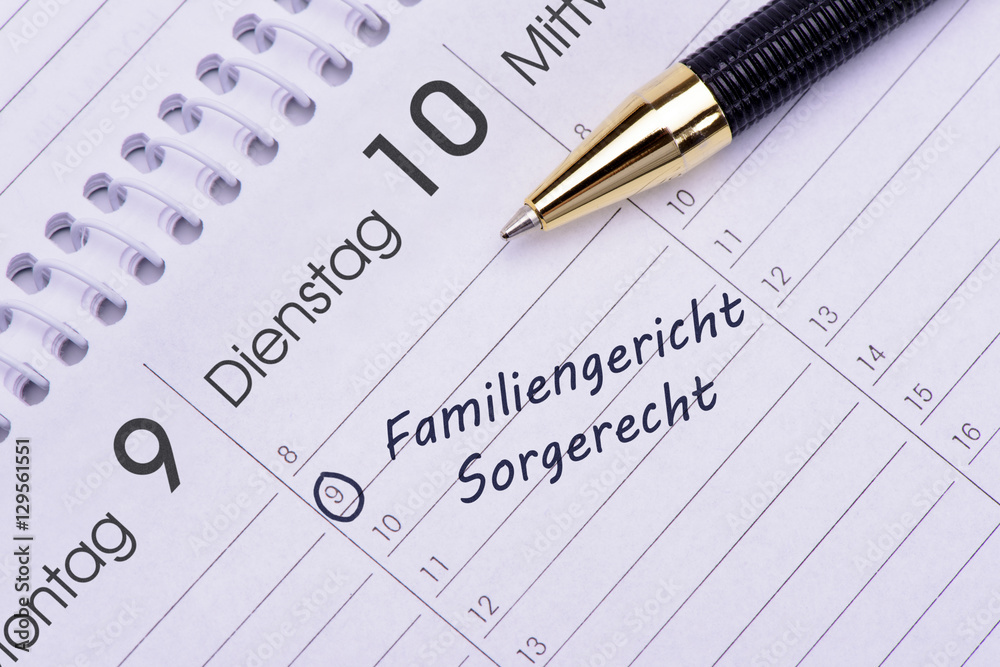 Familiengericht Sorgerecht Termin im Kalender Familiengericht Sorgerecht Termin im Kalender