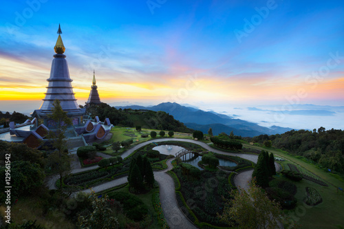 Photography The Great Holy Relics Pagoda Nabhapolbhumisiri, Chiang mai, Thailand