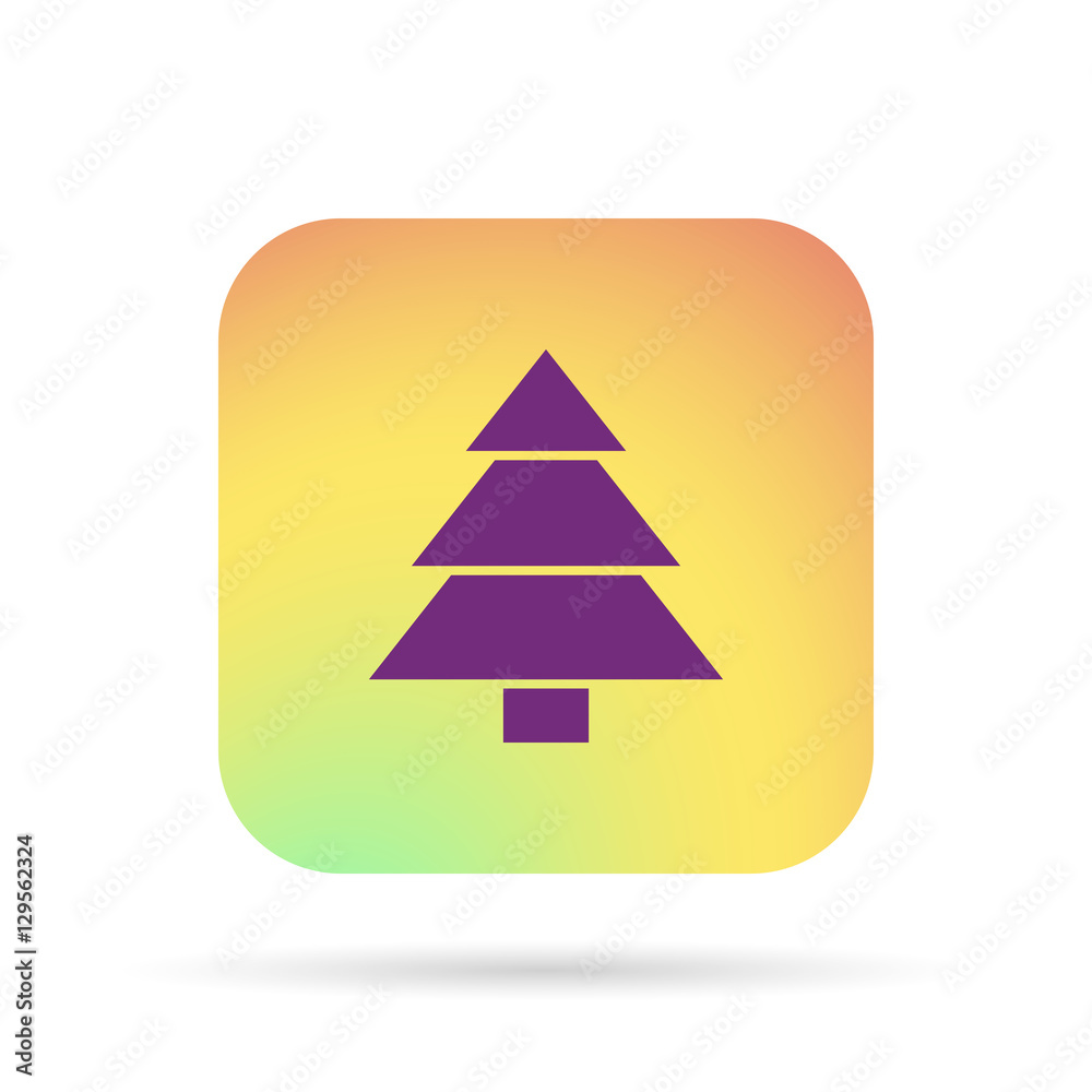 Christmas tree icon Christmas tree icon