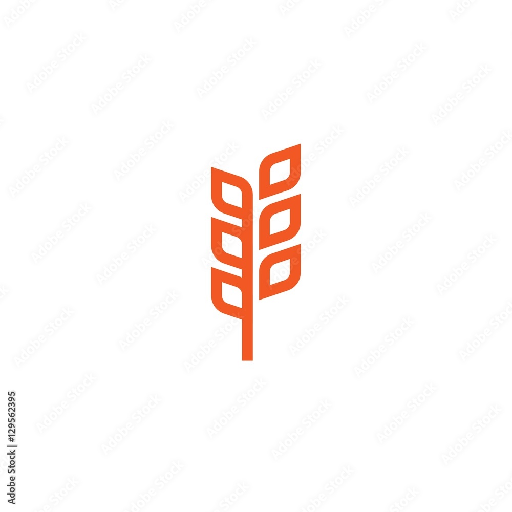 Wheat Farm Vector Logo Design Element Wheat Farm Vector Logo Design Element
